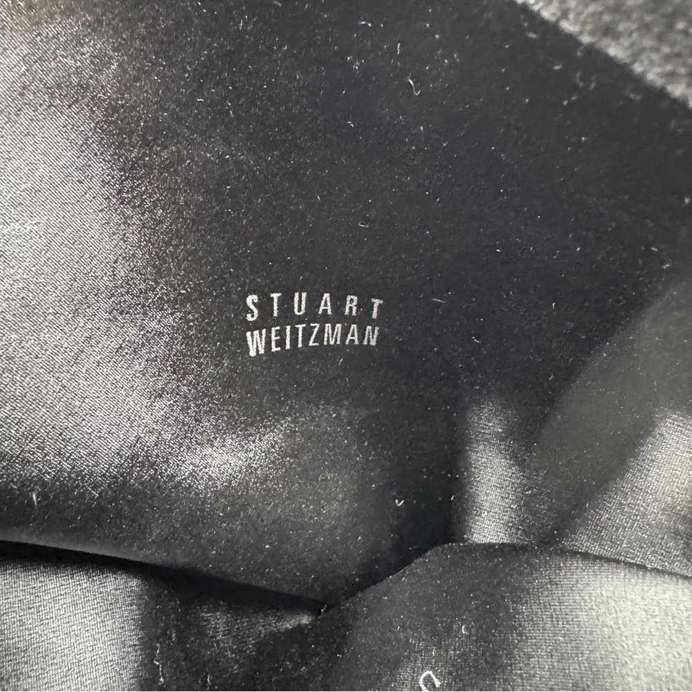 Stuart Weitzmen Black Vidaland 100MM Suede Over-the-Knee Boots